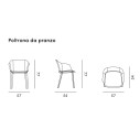 Sofia Poltroncina Myyour dimensioni