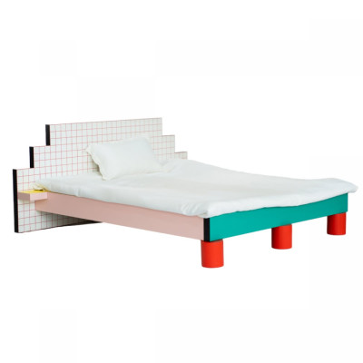 Superbed Red Grid Letto Seletti