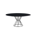 Tavolo Circus Ø 130 Colico top nero marquinia