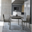 Tavolo Deimos 130 TA191 laminato effetto malta