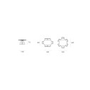 Tavolo Nova Round 160 Target Point dimensioni