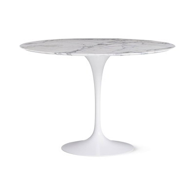 Knoll Saarinen Tavolo Tulip Ø 107 Marmo Arabescato