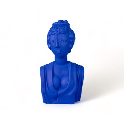 Magna Graecia Terracotta Busto Poppea Blue