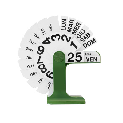 Timor Calendario perpetuo Verde