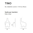 Tino Sedia luminosa Myyour dimensioni