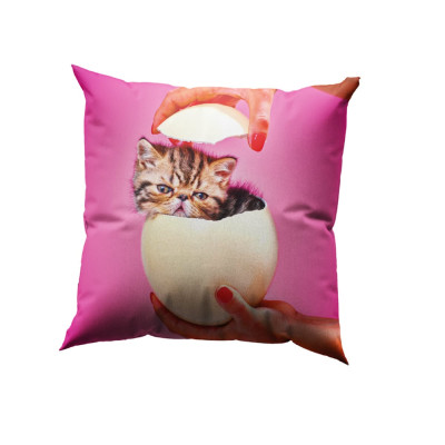 Toiletpaper Pets Cuscino Cat Surprise Seletti