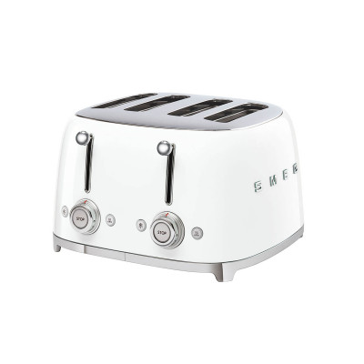 Tostapane 4x4 Fette Smeg TSF03WHEU Bianco