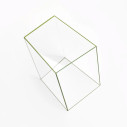 Wireframe Tavolo basso 40x38x45 Glas vista