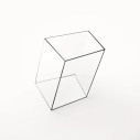 Wireframe Tavolo basso 40x38x45 Glas vista